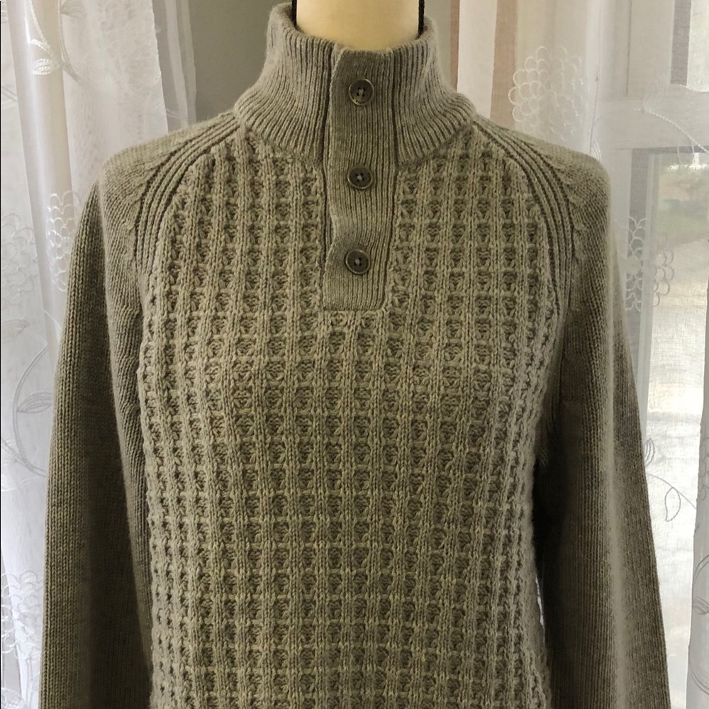 Calvin  Klein jeans sweater gray SZ M wool knit